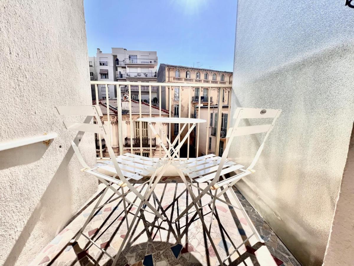 Aparthotel Riviera - Nice Carre D'Or - Large Studio Ac Terrasse - Tres Calme - Balcon Berlioz 2 Екстериор снимка